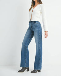 Just Black Denim - Longer Length Straight Jean