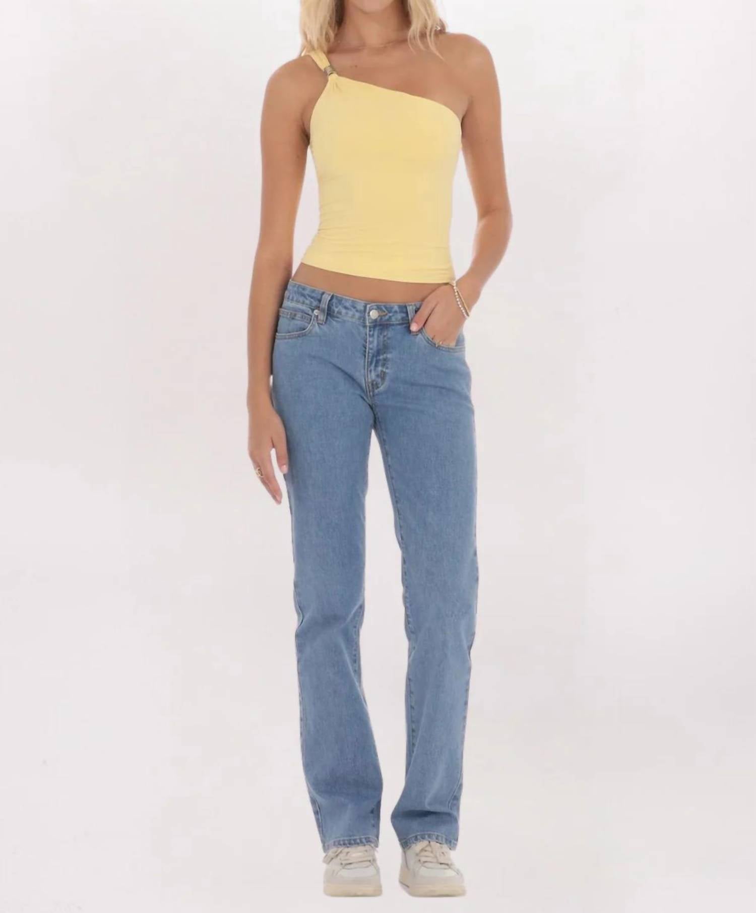Lucy In The Sky - Low Rise Straight Jeans