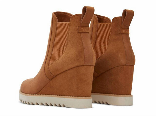 Toms - Women's Maddie Suede Wedge Bootie