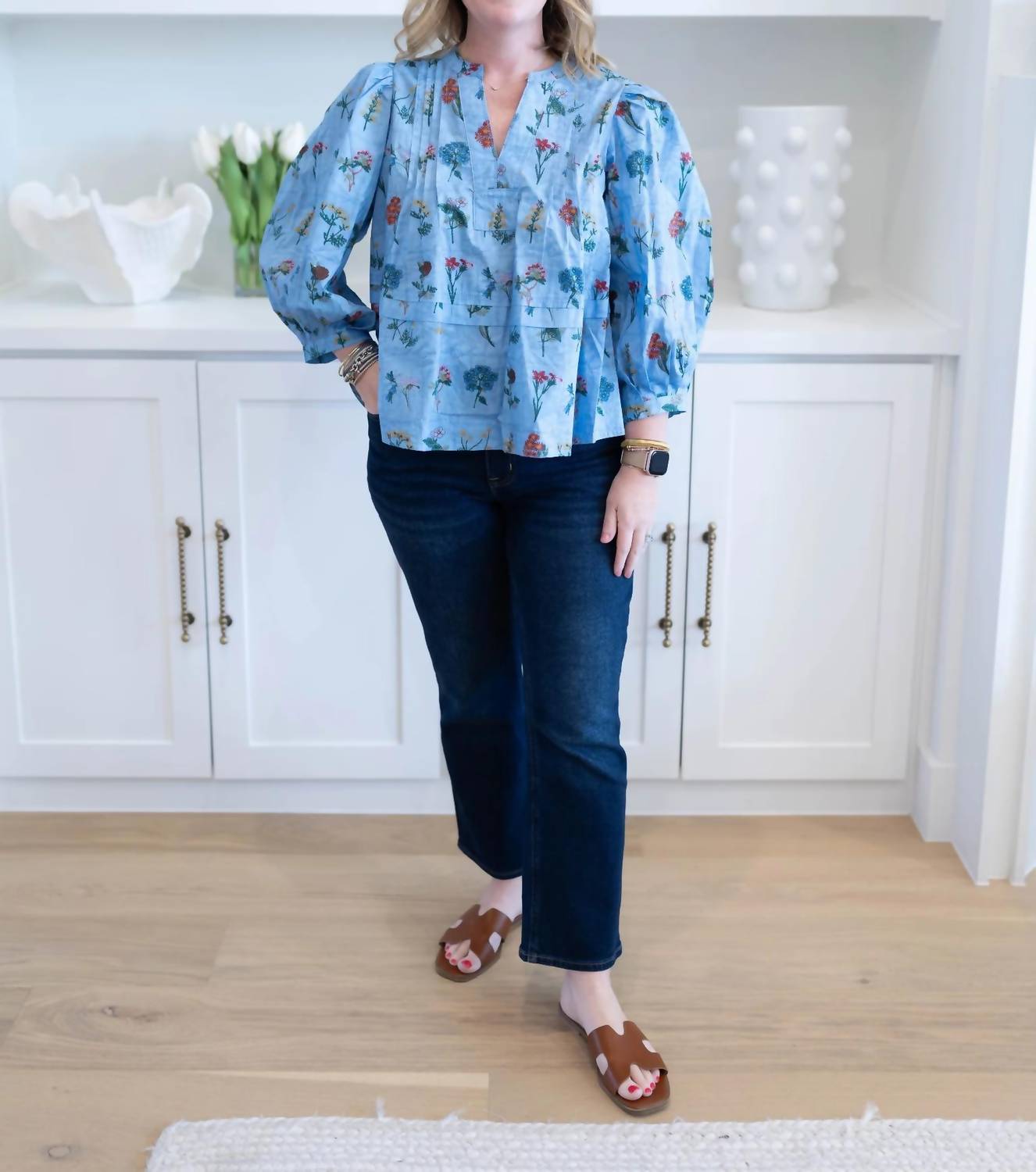 Entro - Magnolia Floral Blouse