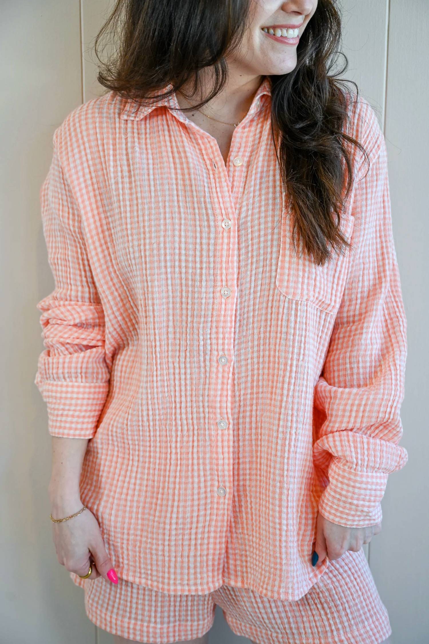 Z Supply - Heacock Avenue Gingham Button Up Top