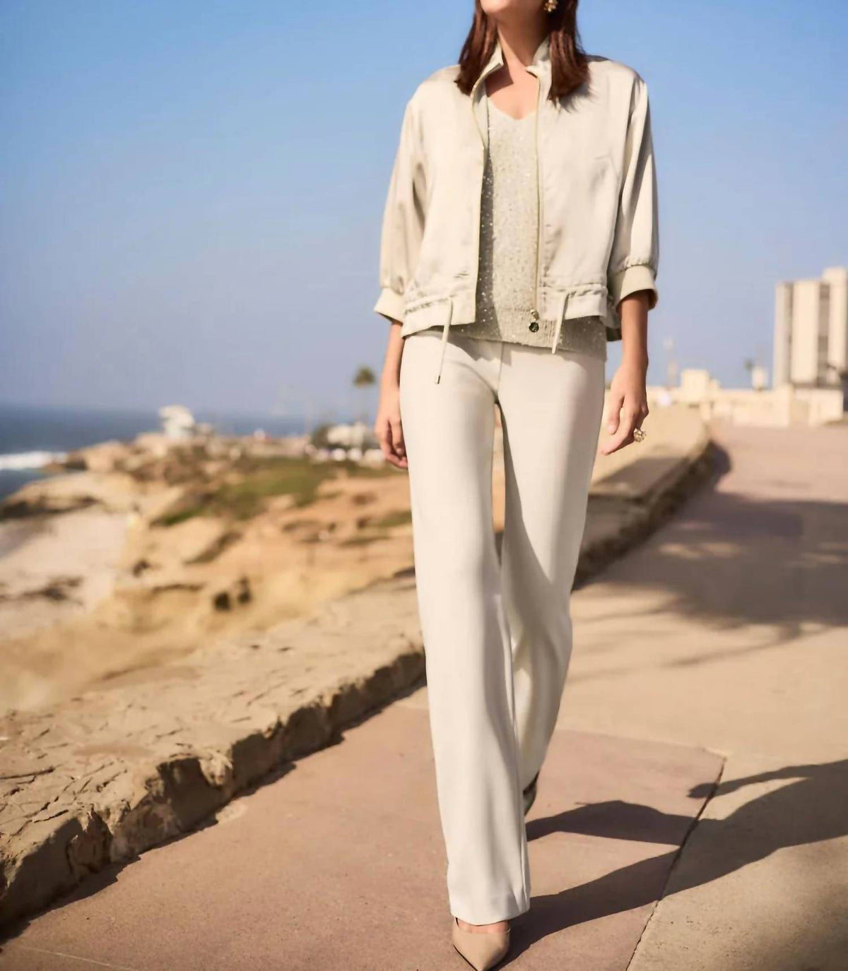 Joseph Ribkoff - Zipper Relaxed Fit Jacket