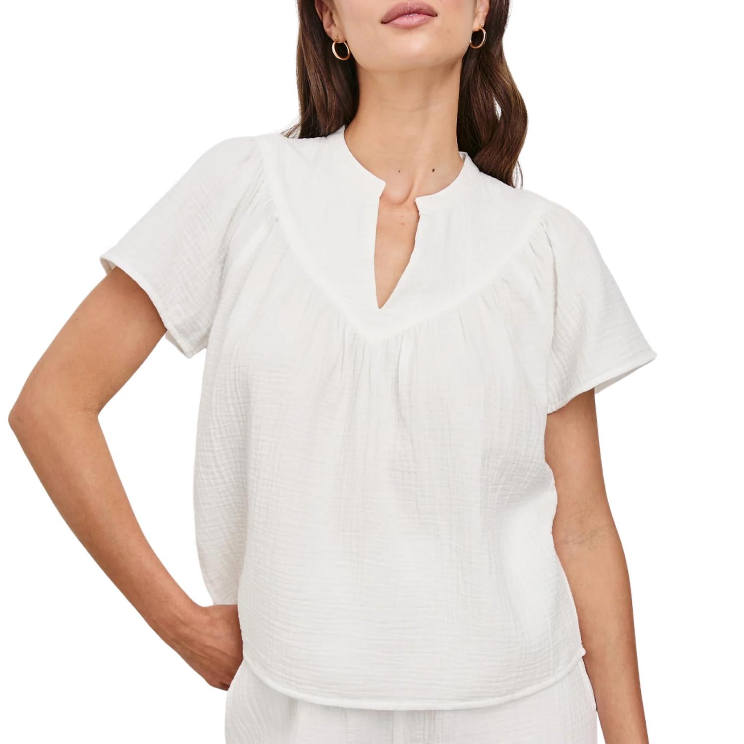 Rails Women's Sayer Shirt in white - women's blouse