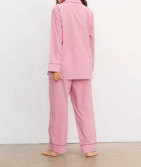Hatch - Striped Cotton Classic Pajama Set -maternity