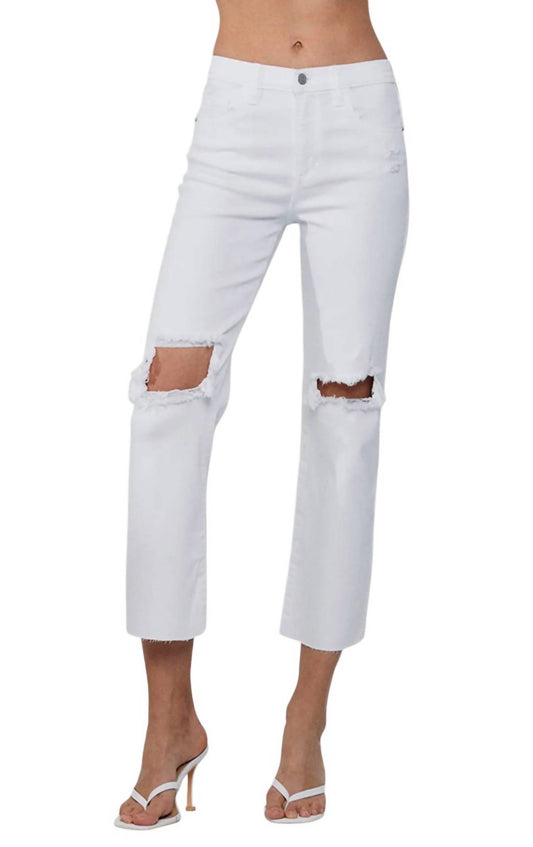 Sneak Peek - Celina High Rise Cropped Slim Straight Pants