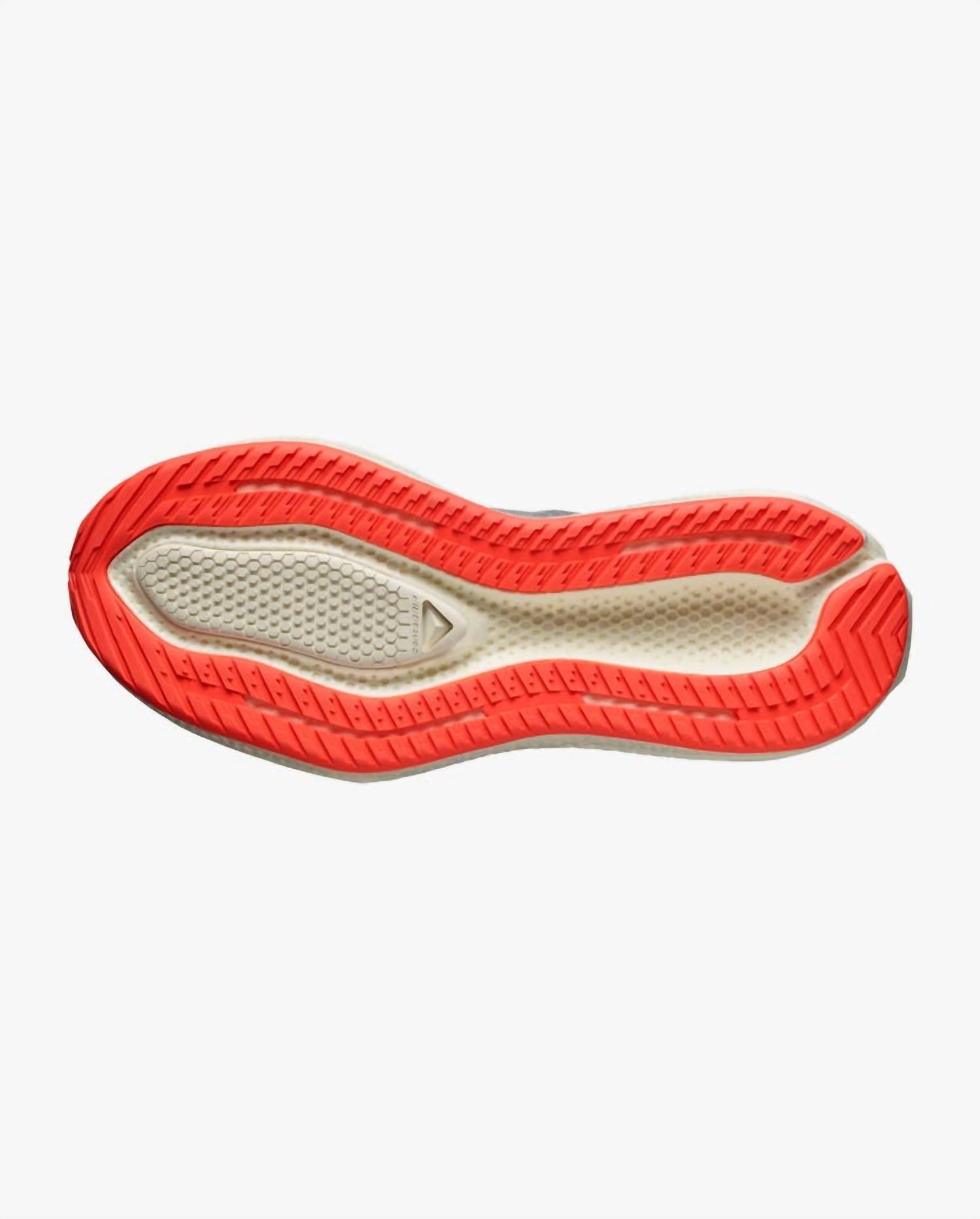 SALOMON Men's Aero Glide 3 Running Shoes in alloy vanilla neon f - men's shoe - view 5