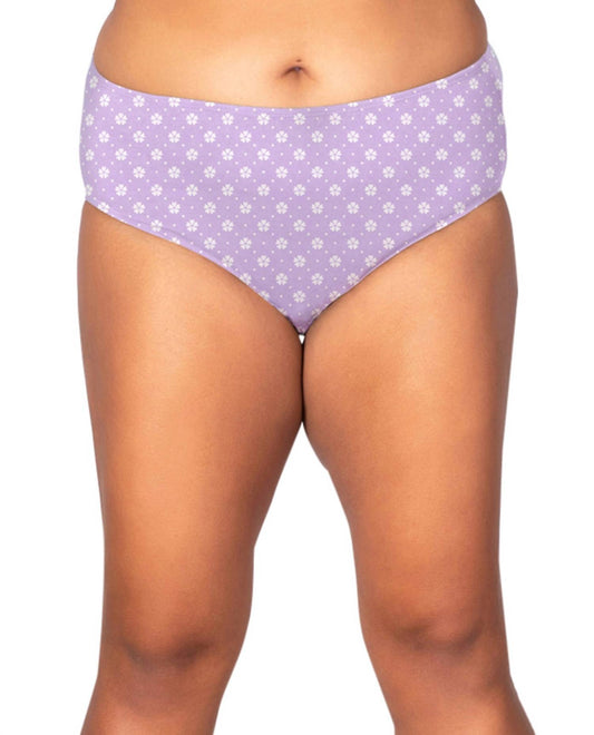 On The Plus Side - Plus Size Cotton Printed Panties