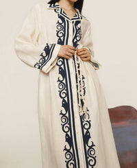 Alemais - Marine Linen Midi Shirt Dress