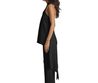Sachin & Babi - Sabrina Halter Neck Top Draped Sleeveless Blouse