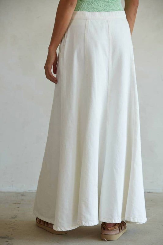 By Together - Liv Denim Maxi Flare Skirt