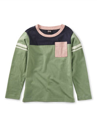 Tea - Boys Sporty Long Sleeve Pocket Tee
