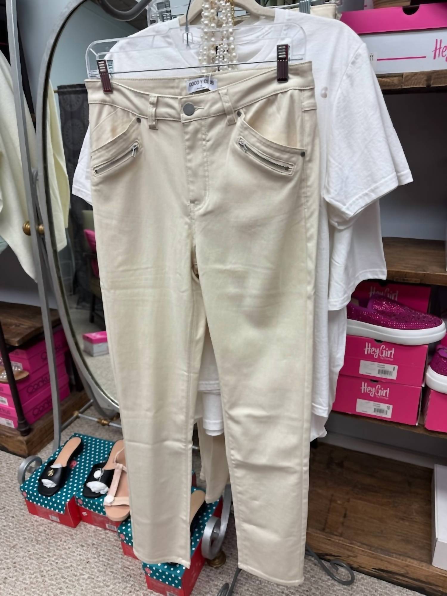 Coco Y Club - Women's Denim Straight-Leg Jeans