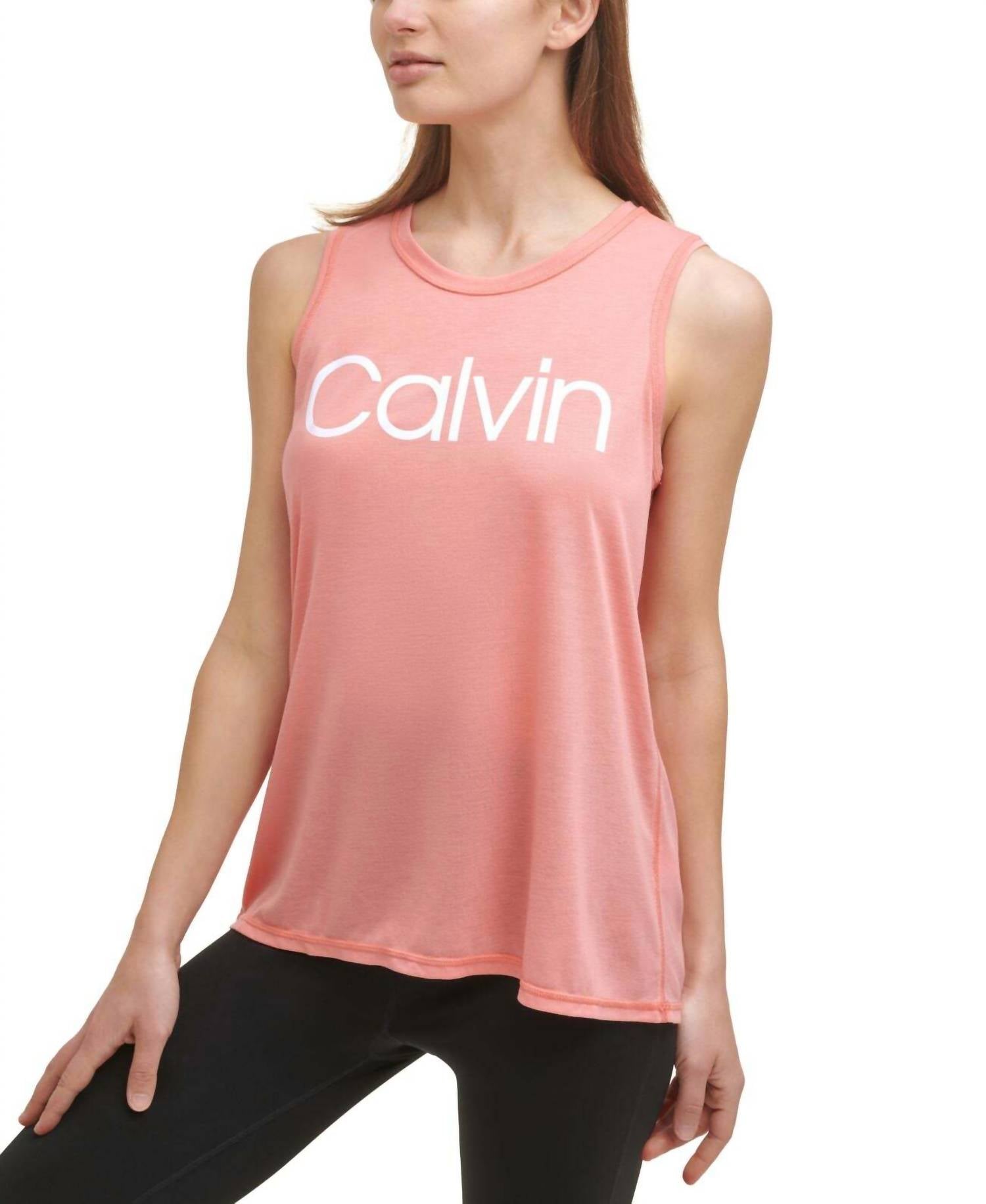 Calvin Klein - Performance Logo Racerback Tank
