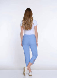 Multiples - Fine Line Twill Crop Pant