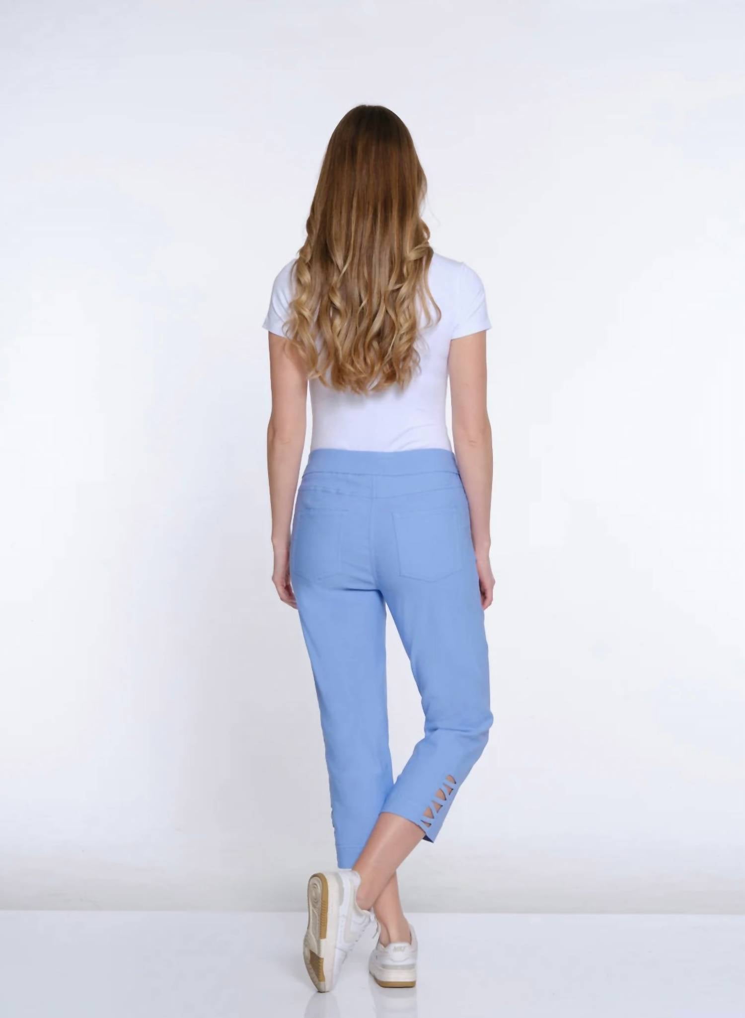 Multiples - Fine Line Twill Crop Pant