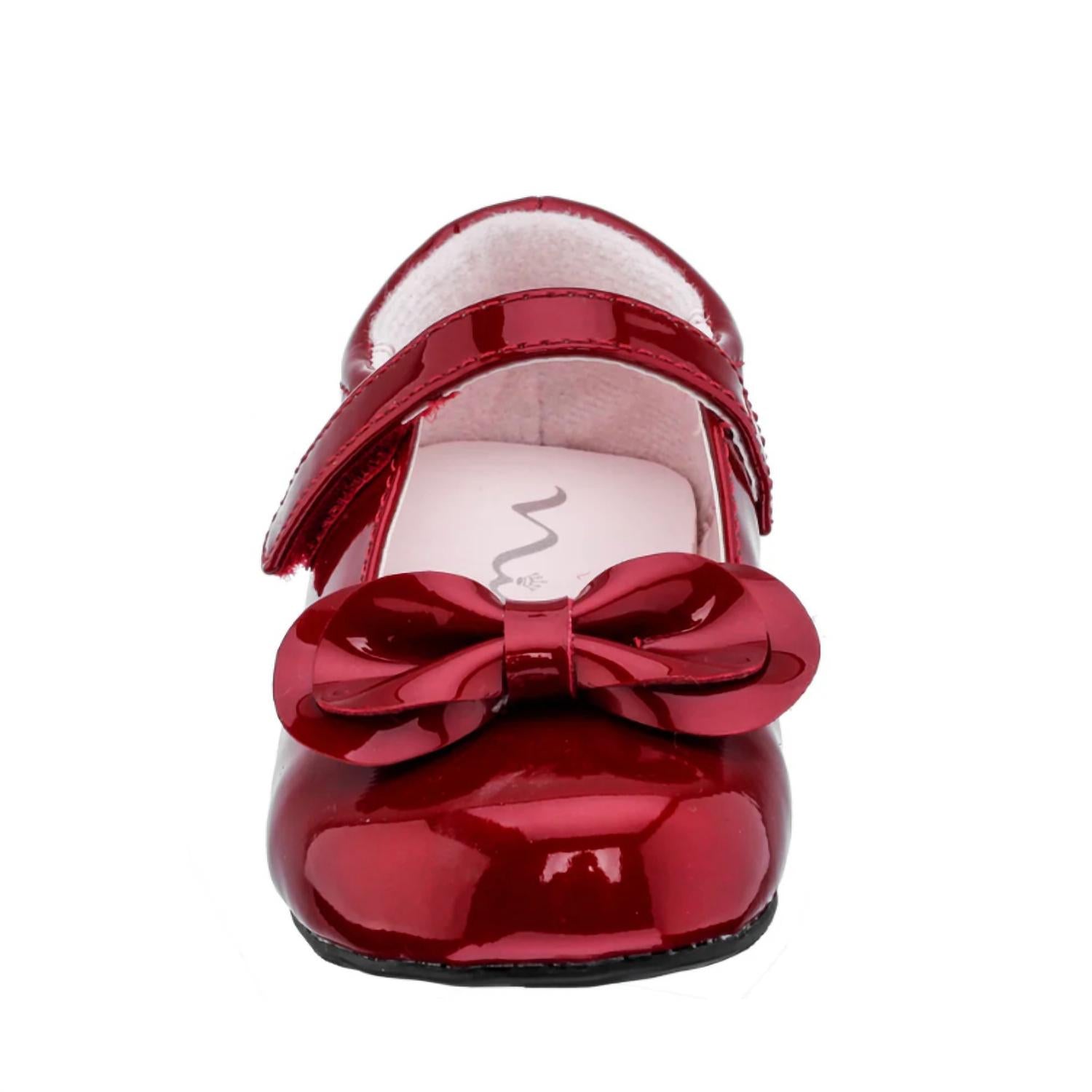 Nina Girls Krista Dress Shoes in red patent - kids' shoe - view 5