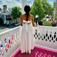 Show Me Your Mumu - Dockside Voile Twisted Rope Maxi Dress