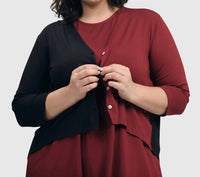 Alembika - Essential 2-tone Crop Cardigan