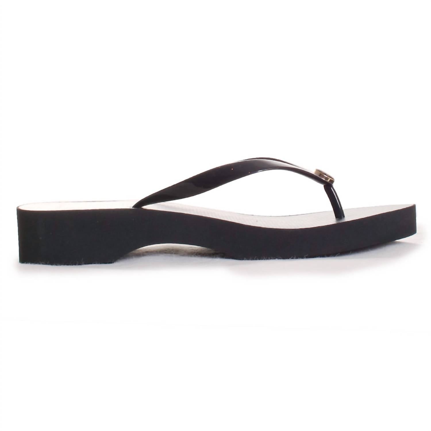 Tory Burch - Women's Cut-out Wedge Flip Flops