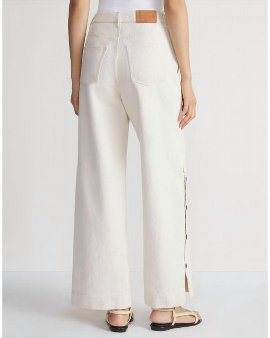 Lafayette 148 - SPLIT LEG JEAN WITH BUTTONS