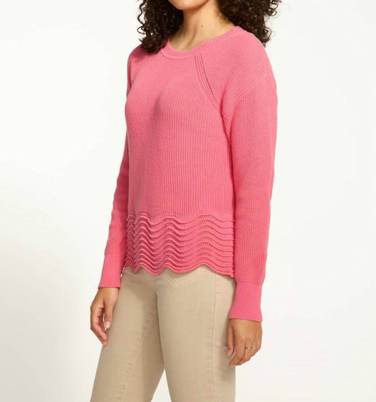 Fdj - Scalloped Hem Sweater