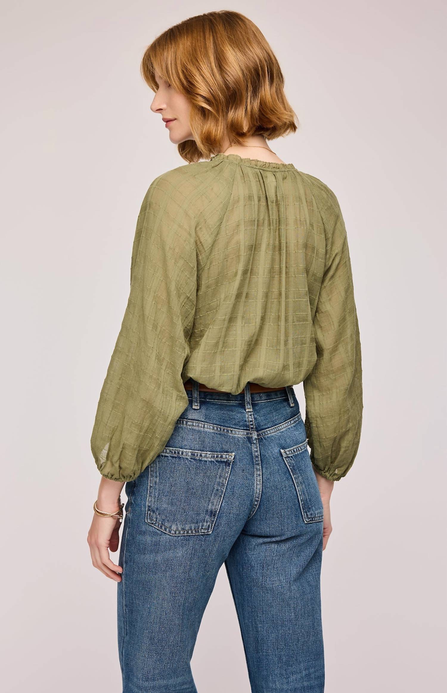 Gentle Fawn - Atlas Textured Cotton Blouse