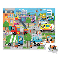 Janod - City Puzzle - 36 Pieces