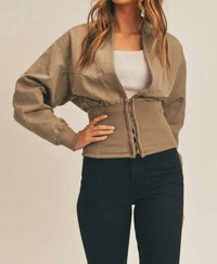 Mable - Long Sleeve Two Way Jacket