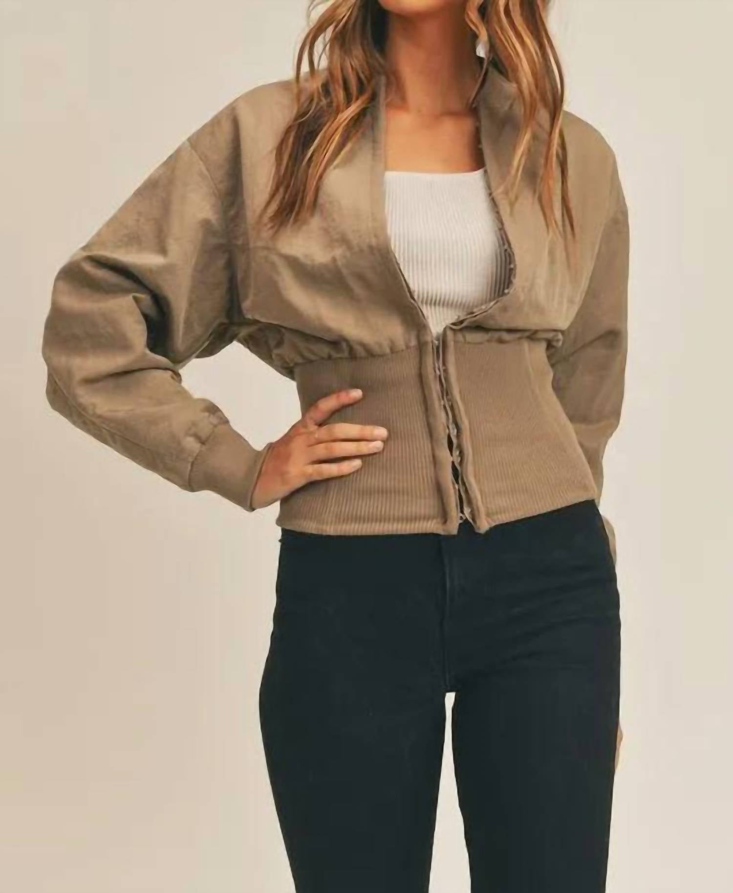 Mable - Long Sleeve Two Way Jacket