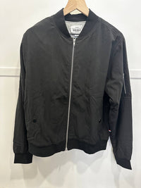SOL ANGELES Keith Bomber Jacket in black - men's jacket - detail view