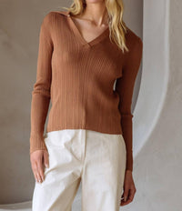 Skies Are Blue - Robin Collared Sweater