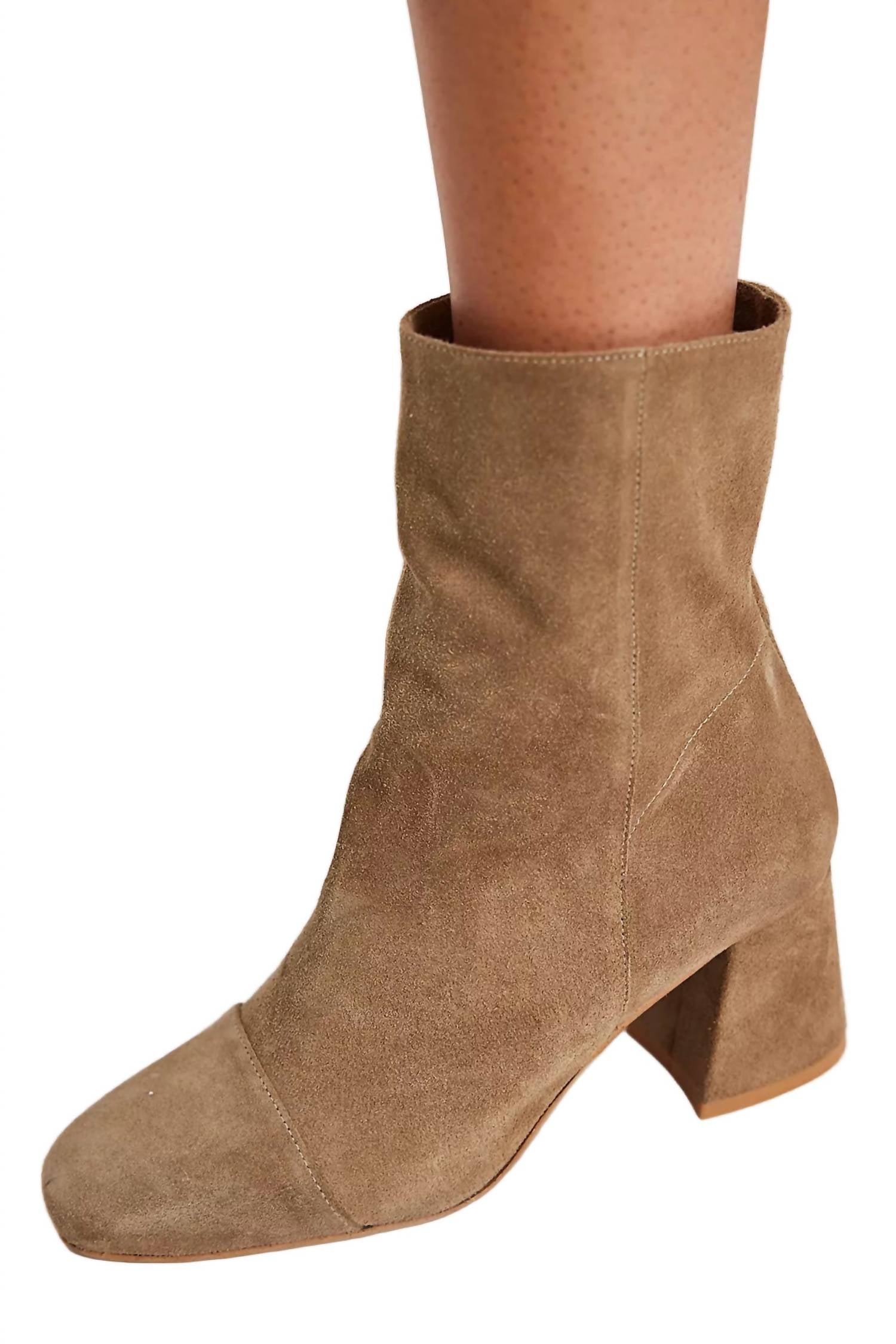 Free People - Women's Wisteria Suede Ankle Boot