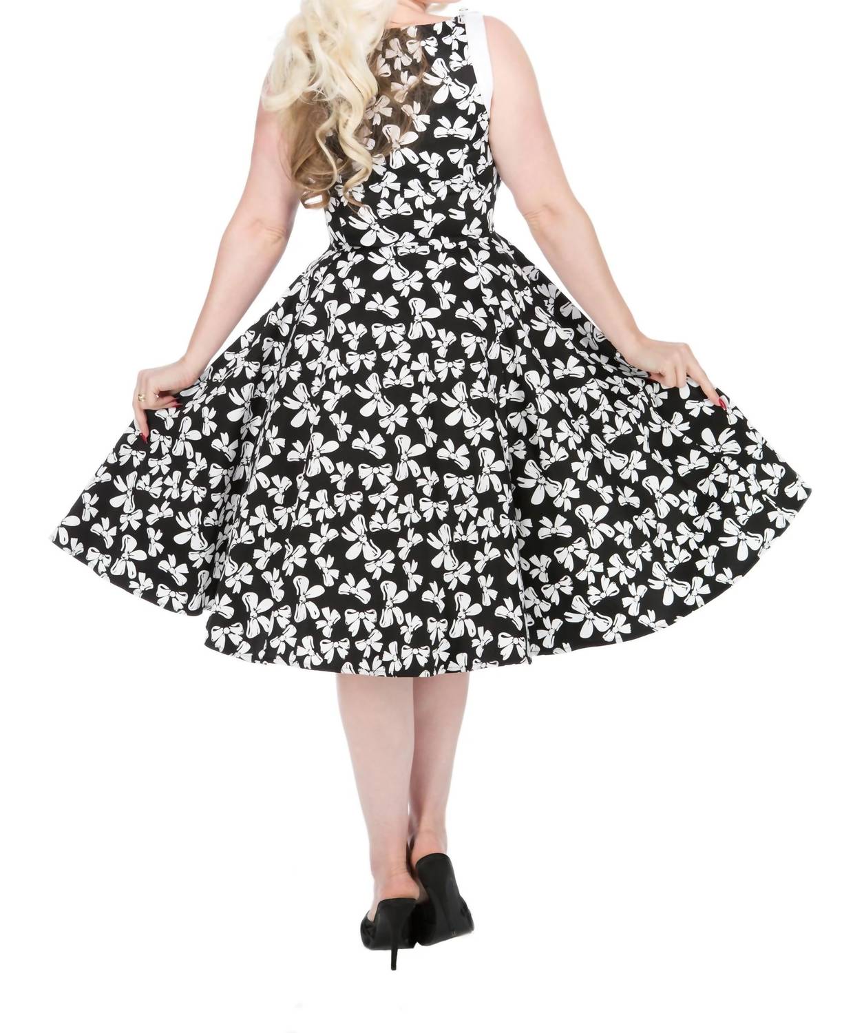 Orchid Bloom - Bow Swing Dress