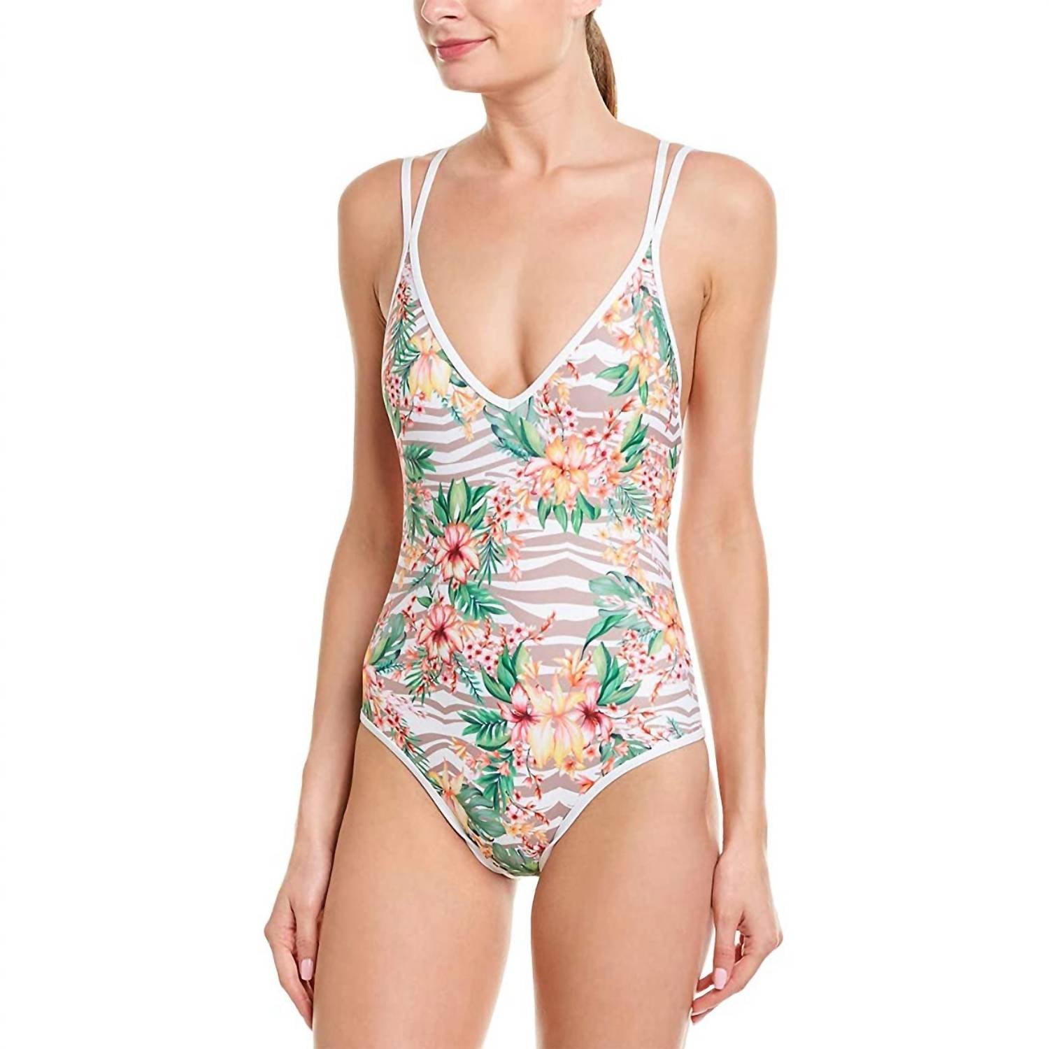 L*SPACE Dakota One Piece in aloha floral - women's swimwear