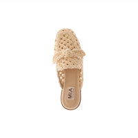 Mia - Women's Layce Raffia Mules