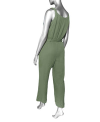 Tribal - Button Front Jumpsuit