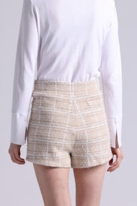 Minnie Rose - Viscose Tweed Shorts