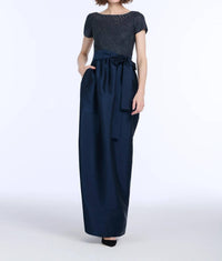 Emily Shalant - Filagree Glass Beaded Embroidered Gown