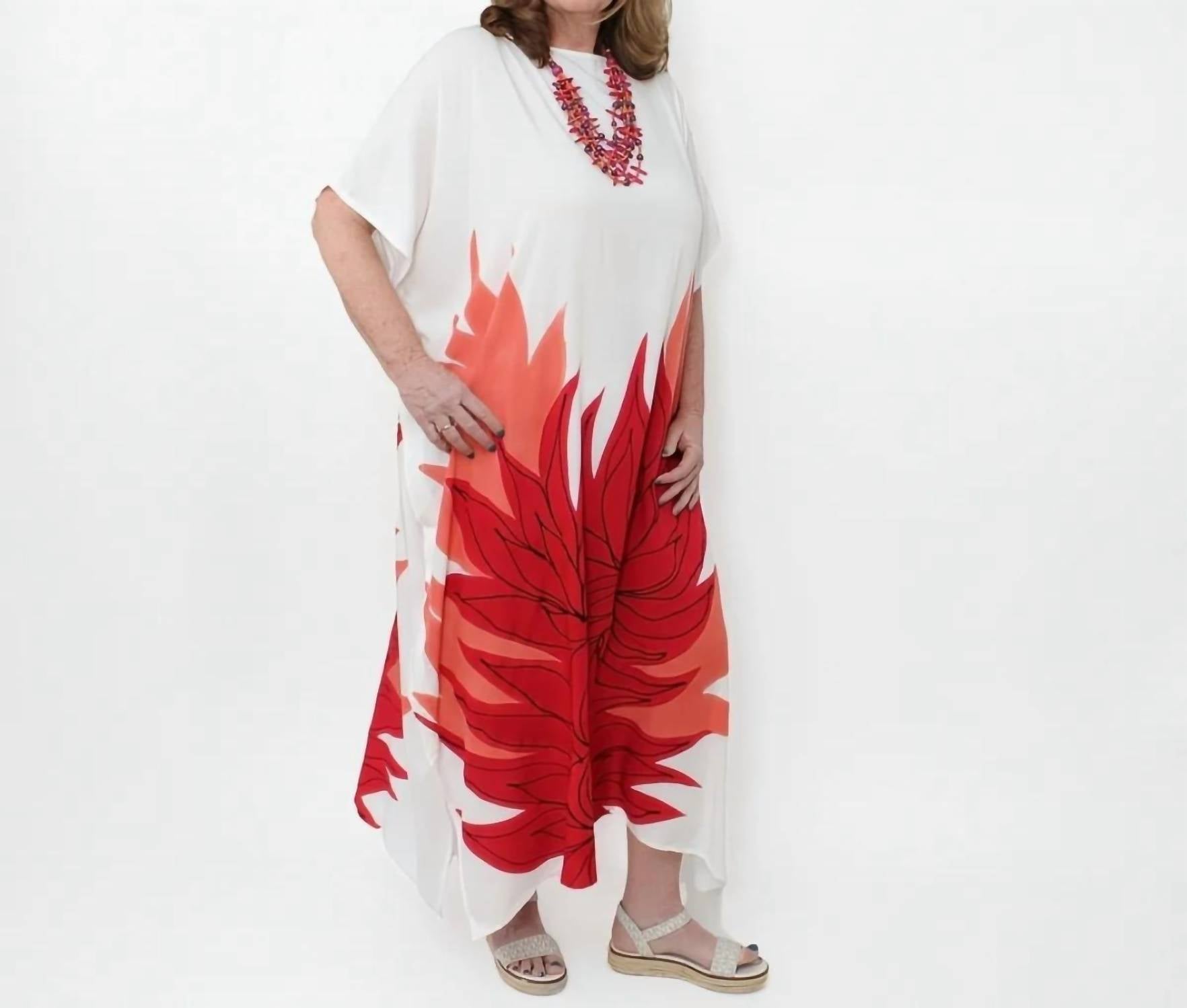 Sylca Designs - Fiery Bloom Maxi Dress