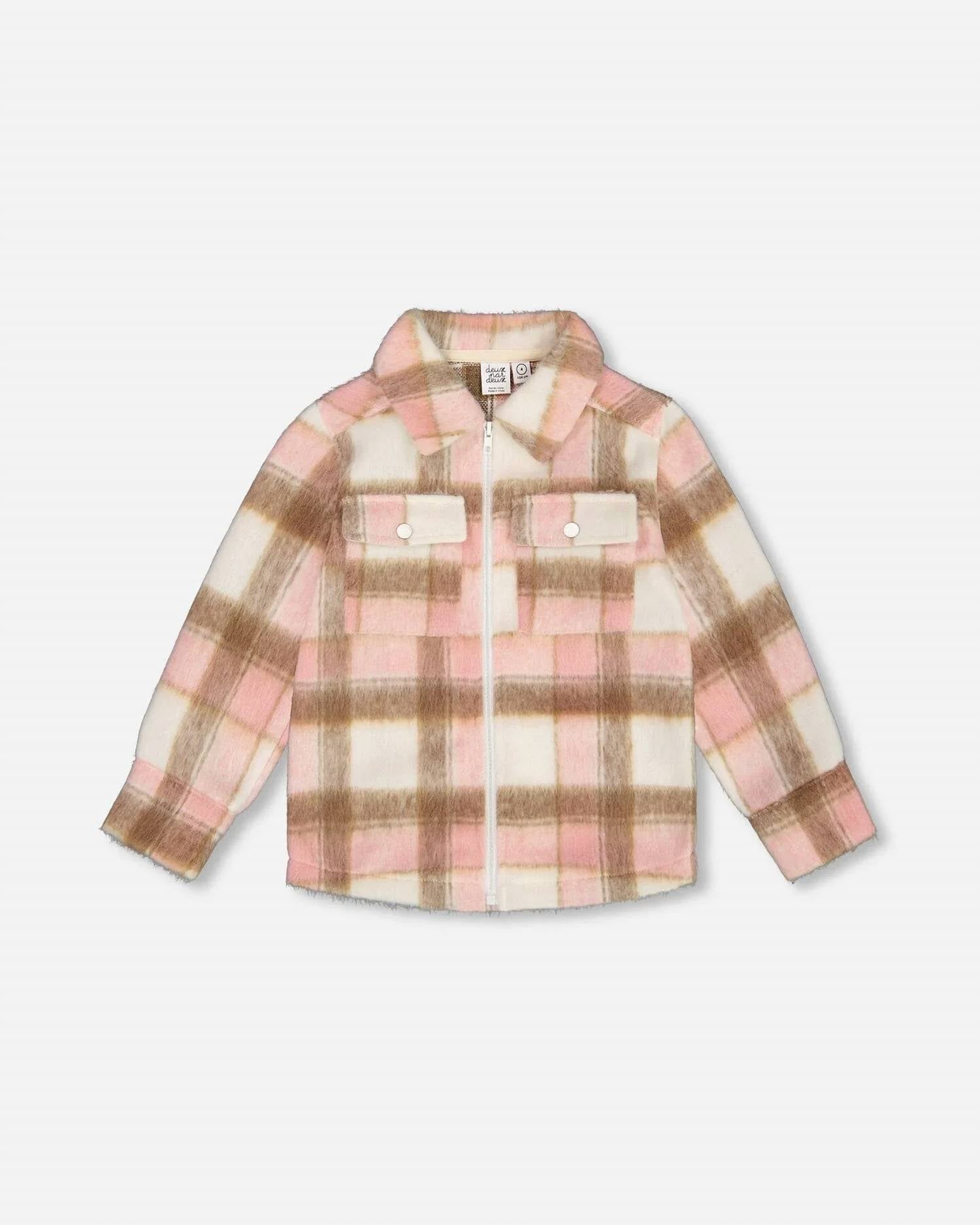 Deux Par Deux - Wool Overshirt Jacket With Pockets