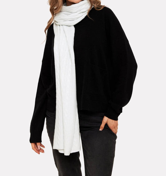 Brodie Cashmere - Cable Knit Scarf