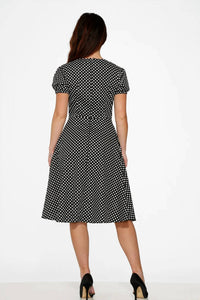 Orchid Bloom - Dolly Dotty Swing Dress