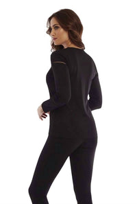 Wrinkle Free Cutout Tunic