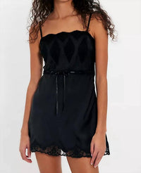 Loveshackfancy - Sanna Lace Detailed Mini Slip Dress
