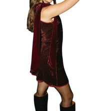 Anna Grace - Giana Sequin & Velvet Tie Mini Dress