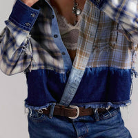 The Tales - Mixed Flannel & Denim Shirt