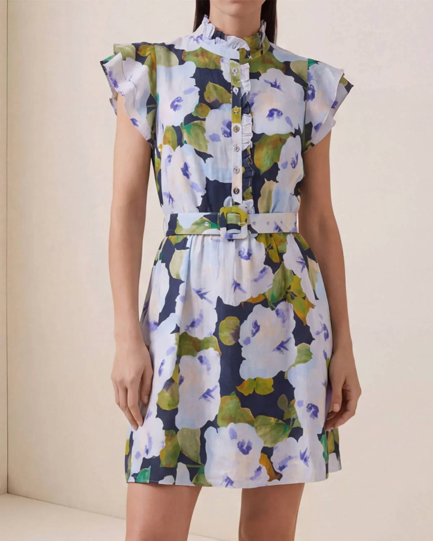Bytimo - Linen Ruffle Dress