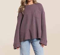 Free People - Dawson Pocket Thermal Sweater