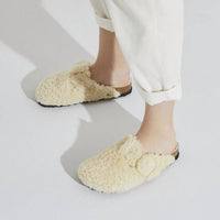 Birkenstock - Boston Big Buckle Shearling Teddy Clog - Narrow