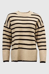 Withblack - Melina Knitted Striped Pullover
